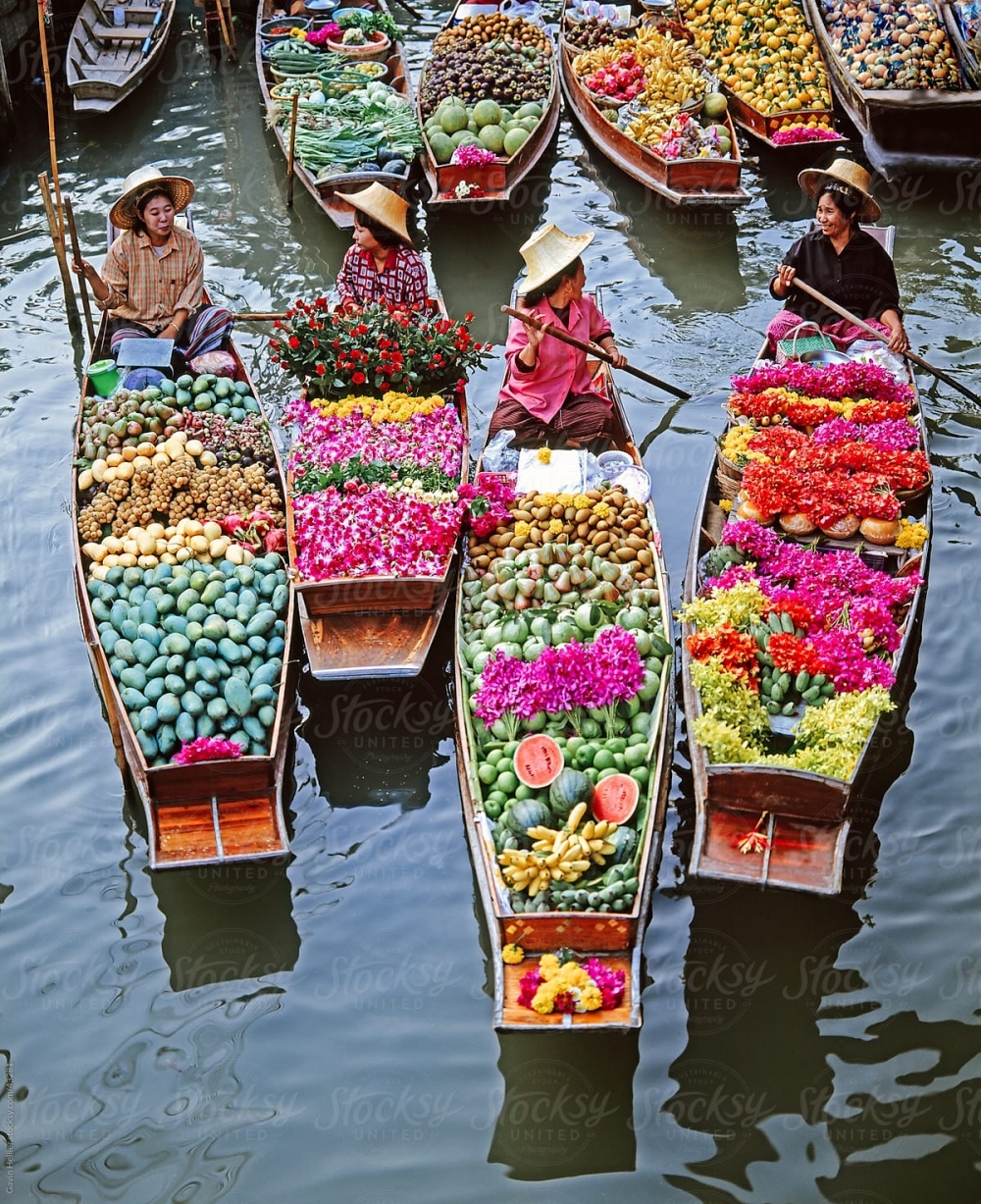 Khám phá chợ nổi Thái Lan