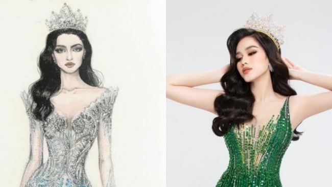 Lộ mẫu thiết kế dạ hội cho đại diện Việt Nam tại “Miss World 2021”