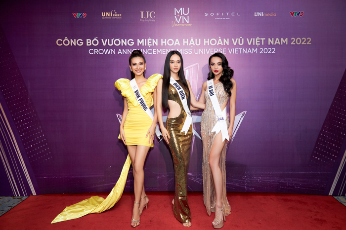 Dàn "bông hậu" nở rộ trong đêm công bố vương miện tiền tỷ cho tân Miss Universe Vietnam