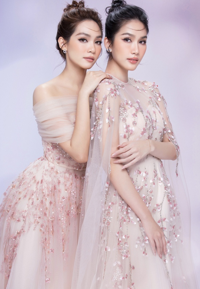 Á hậu Phương Anh đọ sắc cùng đương kim Hoa hậu Quốc tế: Trông như chị em, có phải tín hiệu giật crown?