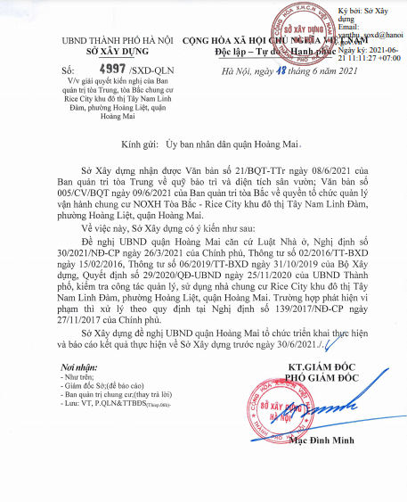Công ty CP BIC Việt Nam bị tố chiếm dụng quỹ bảo trì và mắc nhiều sai phạm tại Rice City Linh Đàm