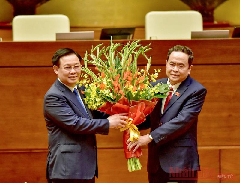 Đồng chí Vương Đình Huệ tuyên thệ nhậm chức Chủ tịch Quốc hội khoá XV