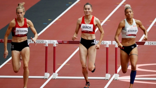 Quách Thị Lan giành vé vào bán kết 400m rào nữ Olympic