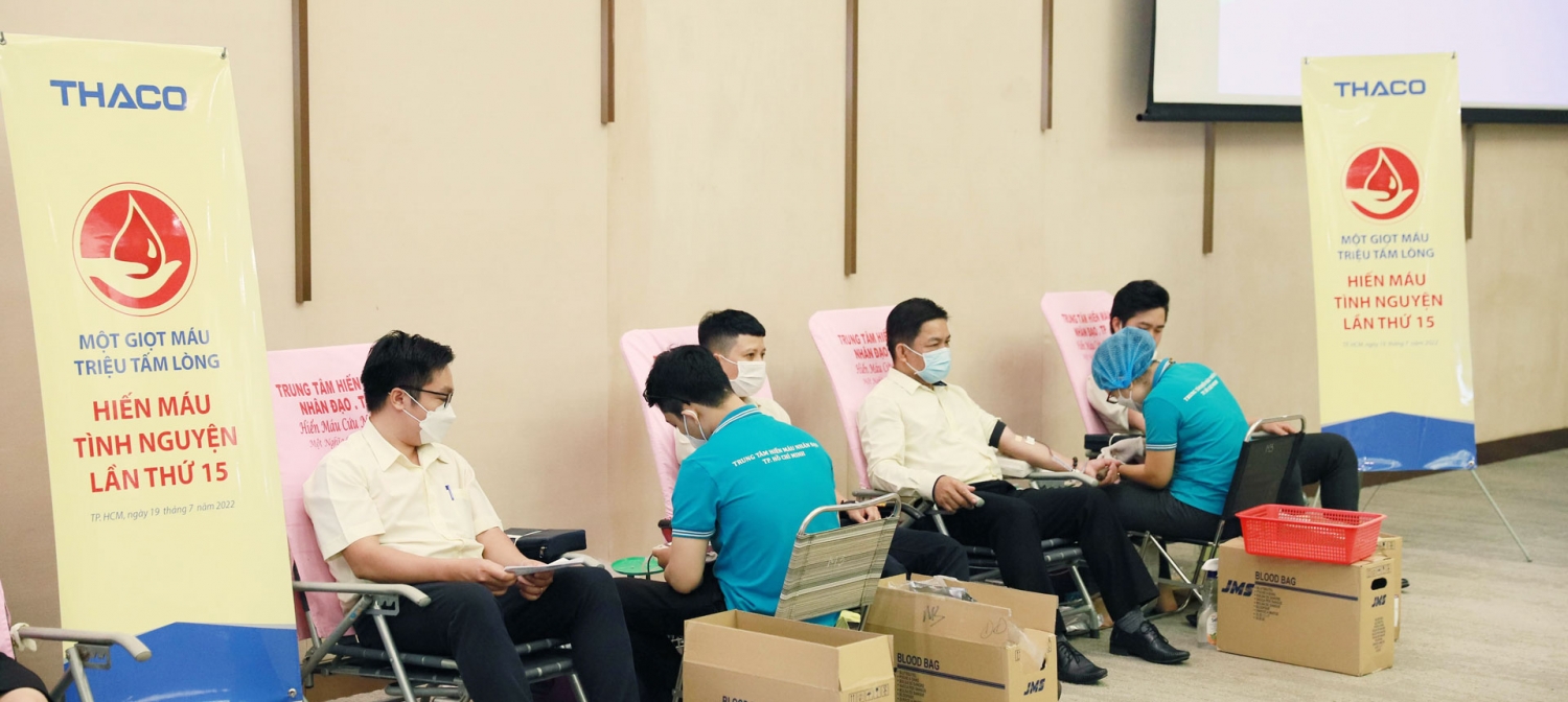 THACO tổ chức Chương trình hiến máu tình nguyện năm 2022