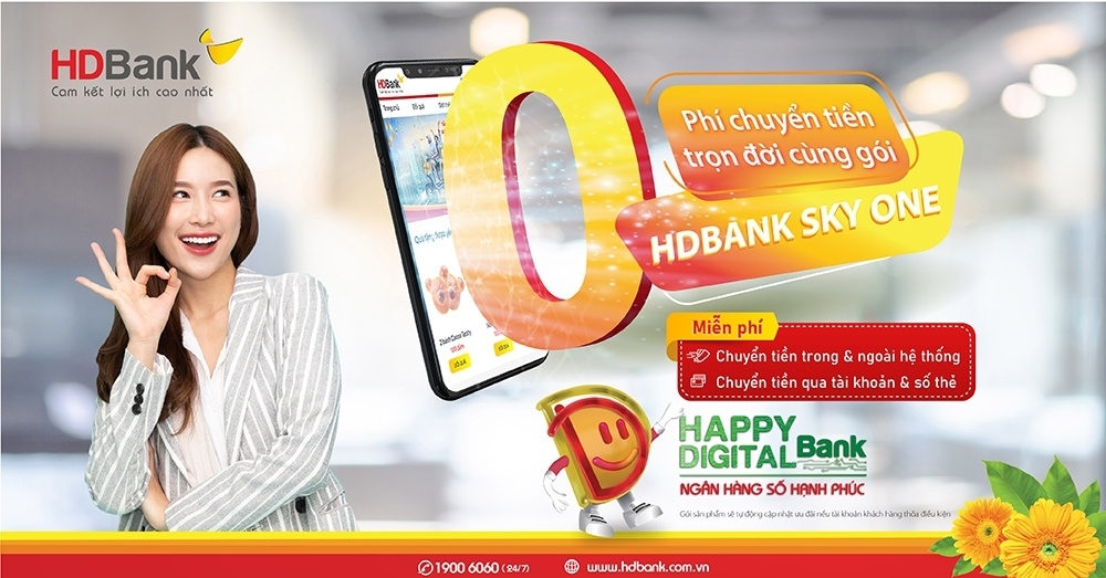Tin nhanh ngân hàng ngày 5/8: HDBank miễn phí chuyển tiền cho gói HDBank Sky One