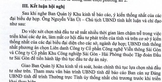 Sợ mất thời gian, Long An chỉ định đầu tư ở KCN Nam Tân Tập: Bộ Xây dựng yêu cầu theo pháp luật