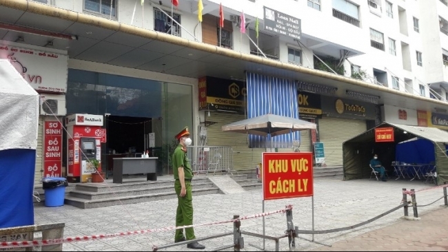 Hà Nội: Phong tỏa tòa nhà tòa HH4C Linh Đàm do liên quan đến 9 ca dương tính SARS-CoV-2
