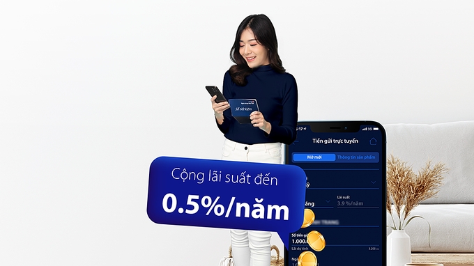Tin nhanh ngân hàng ngày 27/8: Gửi tiết kiệm online trên Digimi nhận thêm 0,5% lãi suất