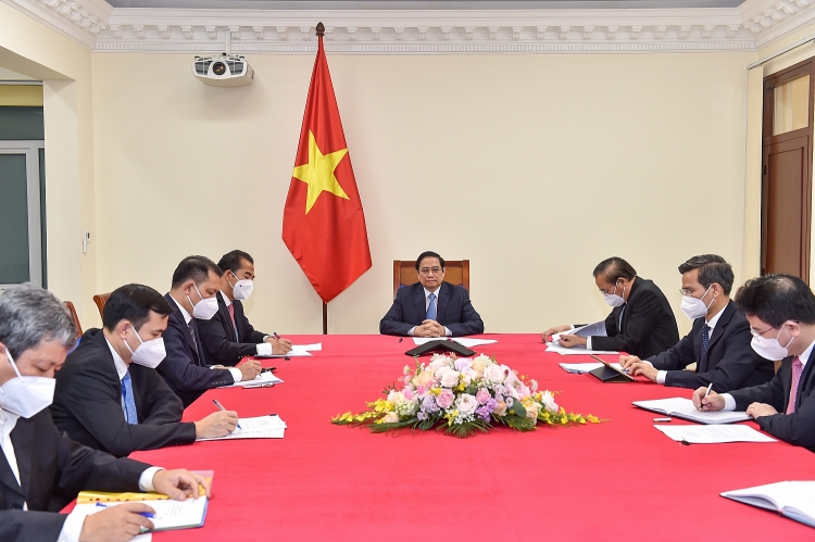Thủ tướng Phạm Minh Chính đề nghị Chính phủ Áo tạo thuận lợi cho việc xuất khẩu nông thủy sản