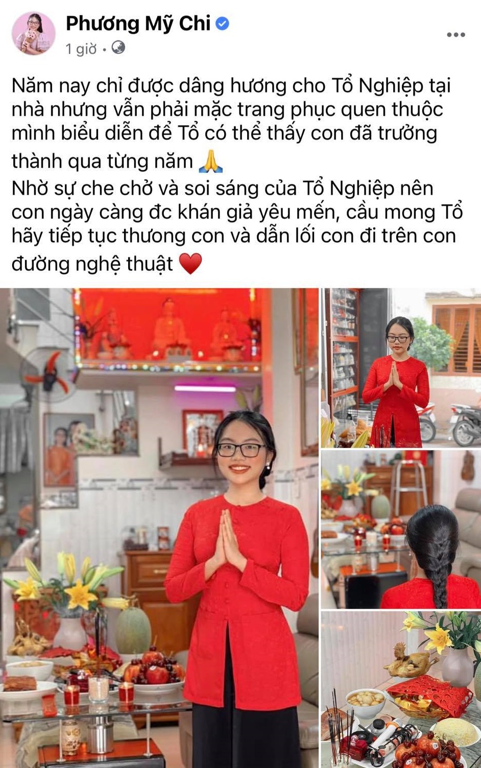Nghệ sĩ Việt trong ngày giỗ Tổ nghề: Người làm lễ ở một nơi xa vì dịch bệnh, người làm đơn giản tại nhà