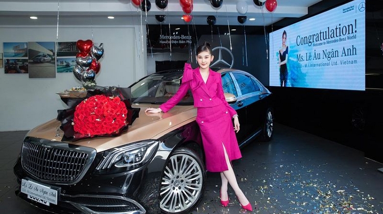 Hoa hậu Đại Dương tậu Mercedes-Maybach S450 siêu sang 8 tỷ đồng