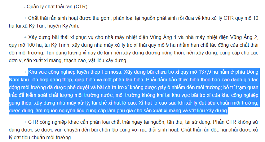 Formosa xin làm dự án triệu đô, chuyên gia nói thẳng “cần rà soát lại quy hoạch“