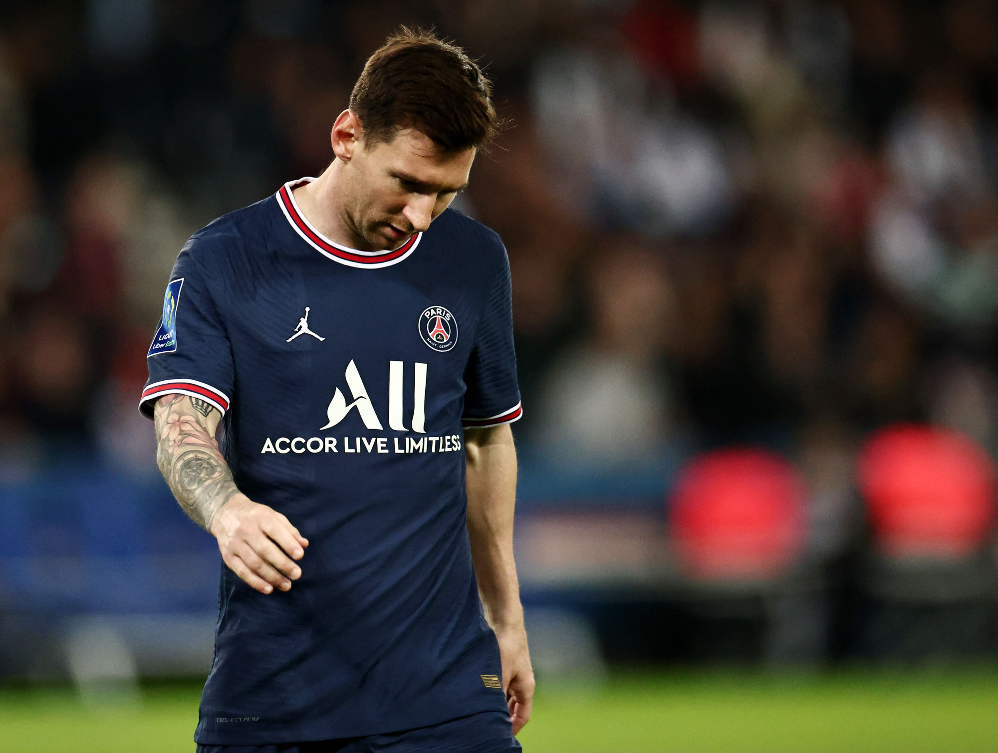 Messi thi đấu mờ nhạt, PSG thắng ngược đương kim vô địch Ligue 1 - Ảnh 4.