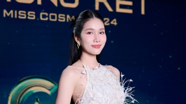 Á hậu 'học giỏi' nhận xét về Miss Cosmo 2024 gây chú ý