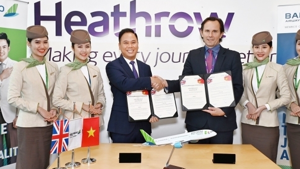 Bamboo Airways ký biên bản hợp tác chiến lược với sân bay Quốc tế Heathrow (London), thúc đẩy đường bay thẳng Việt - Anh