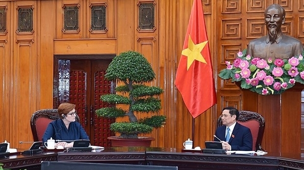 Thủ tướng Phạm Minh Chính tiếp Bộ trưởng Ngoại giao Australia Marise Payne