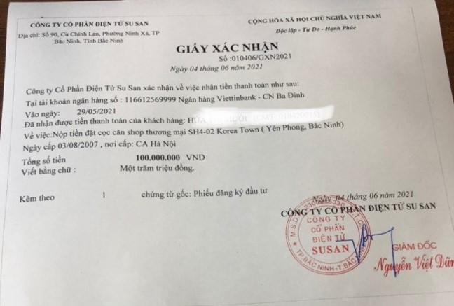 Yên Phong (Bắc Ninh): Dấu hiệu huy động vốn trái phép tại dự án Korea Town?