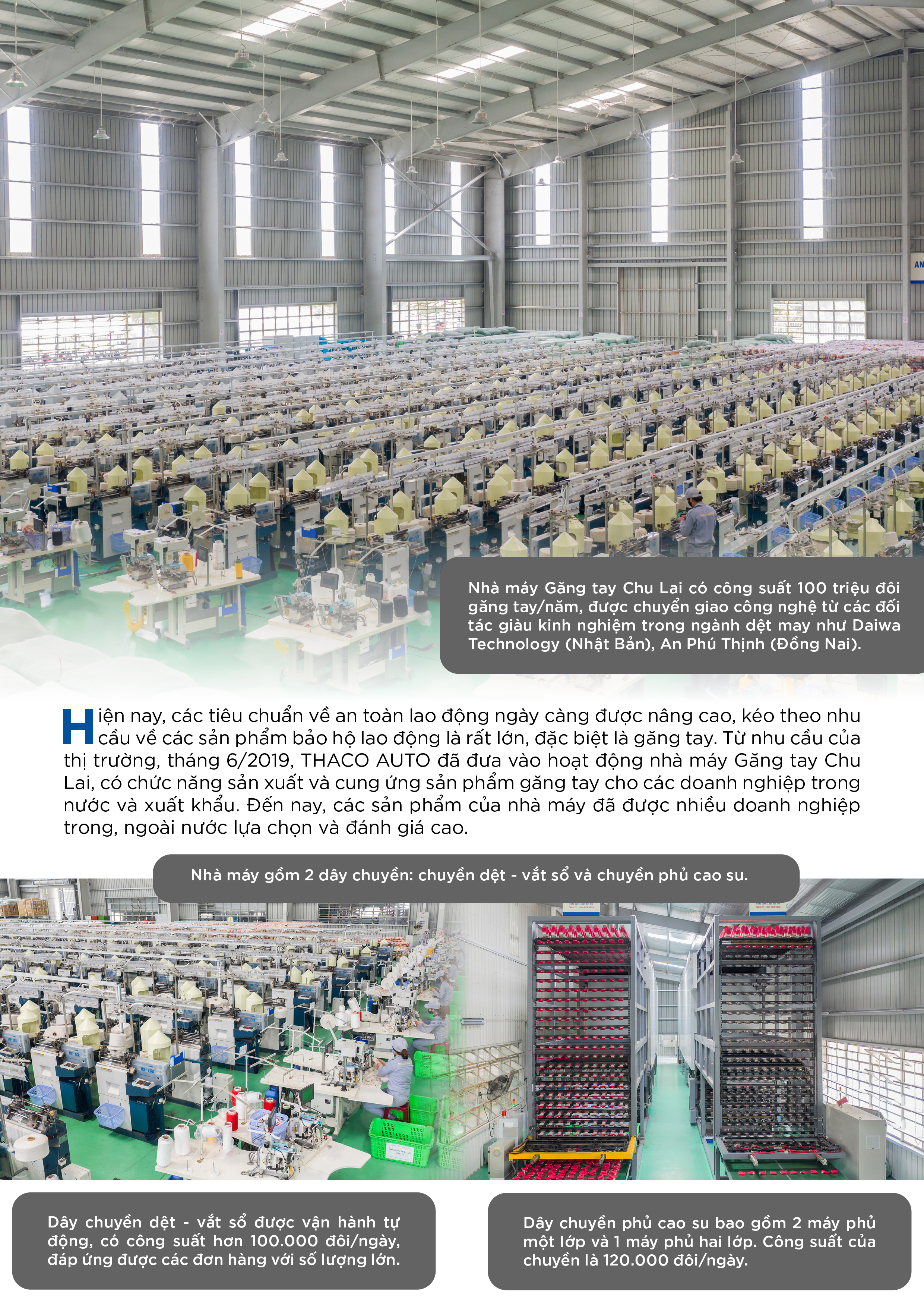 Nhà máy găng tay Chu Lai - Đơn vị sản xuất găng tay hàng đầu miền Trung