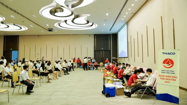 THACO tổ chức ngày Hiến máu tình nguyện 2021