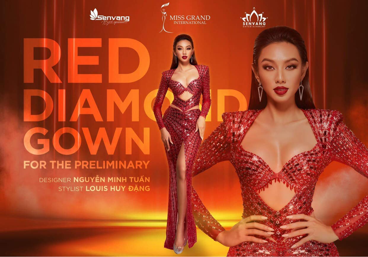 Thùy Tiên chính thức chọn bộ đầm đỏ "tiên tri" cho Bán kết Miss Grand 2021: Thiết kế ẩn chứa điều bí mật chưa từng có tiền lệ