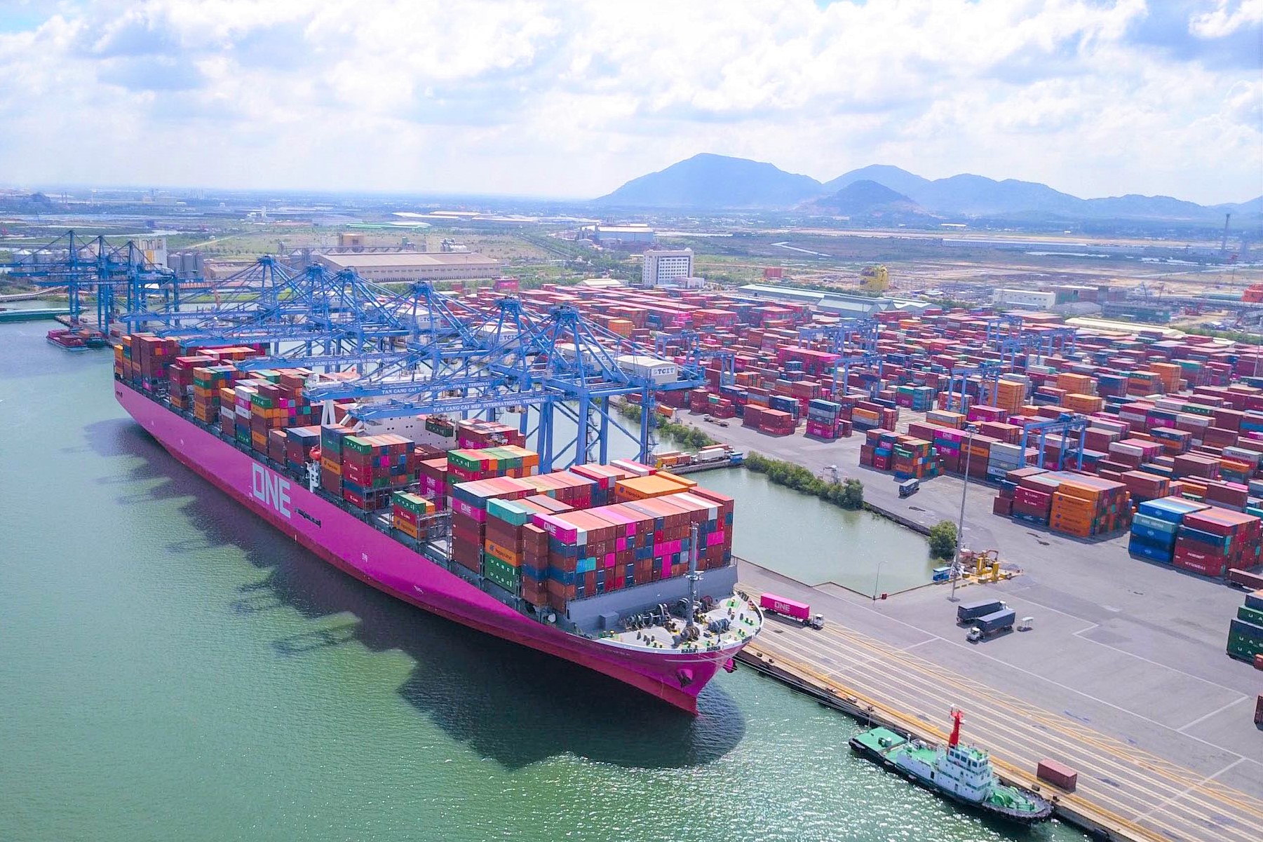 Cảng quốc tế Tân cảng - Cái Mép thiết lập kỷ lục năng suất giải phó...