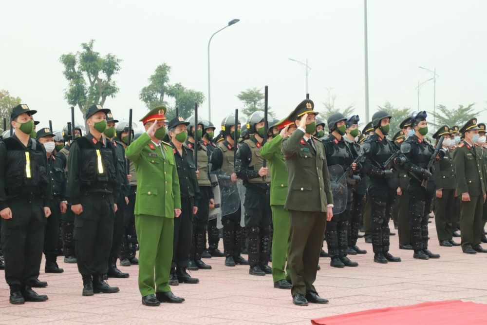 Công an tỉnh tổ chức Lễ ra quân Cao điểm tấn công, trấn áp tội phạm, bảo đảm ANTT Tết Nguyên Đán Nhâm Dần 2022