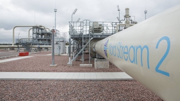 Chuỗi thứ hai của Nord Stream 2 bắt đầu được bơm đầy khí đốt