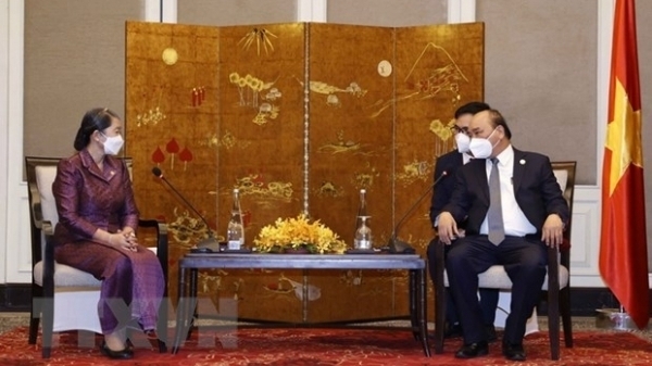 Chủ tịch nước Nguyễn Xuân Phúc tiếp Phó Thủ tướng Campuchia
