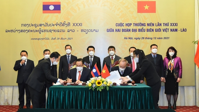 Đoàn đại biểu biên giới Việt Nam - Lào tổ chức họp thường niên lần thứ 31