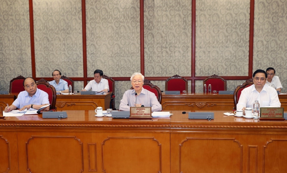 Tổng Bí thư Nguyễn Phú Trọng: Toàn hệ thống chính trị tập trung cao nhất cho phòng, chống dịch COVID-19