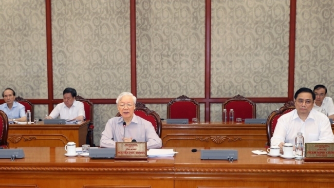 Tổng Bí thư Nguyễn Phú Trọng: Toàn hệ thống chính trị tập trung cao nhất cho phòng, chống dịch COVID-19