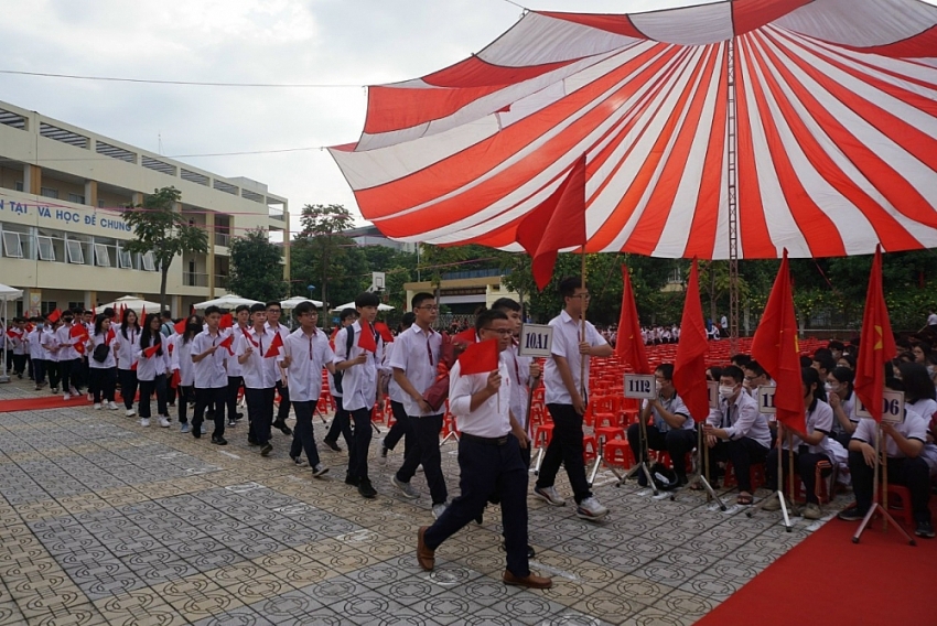 Hà Nội: Thầy trò trường THPT Xuân Phương náo nức chào đón năm học mới