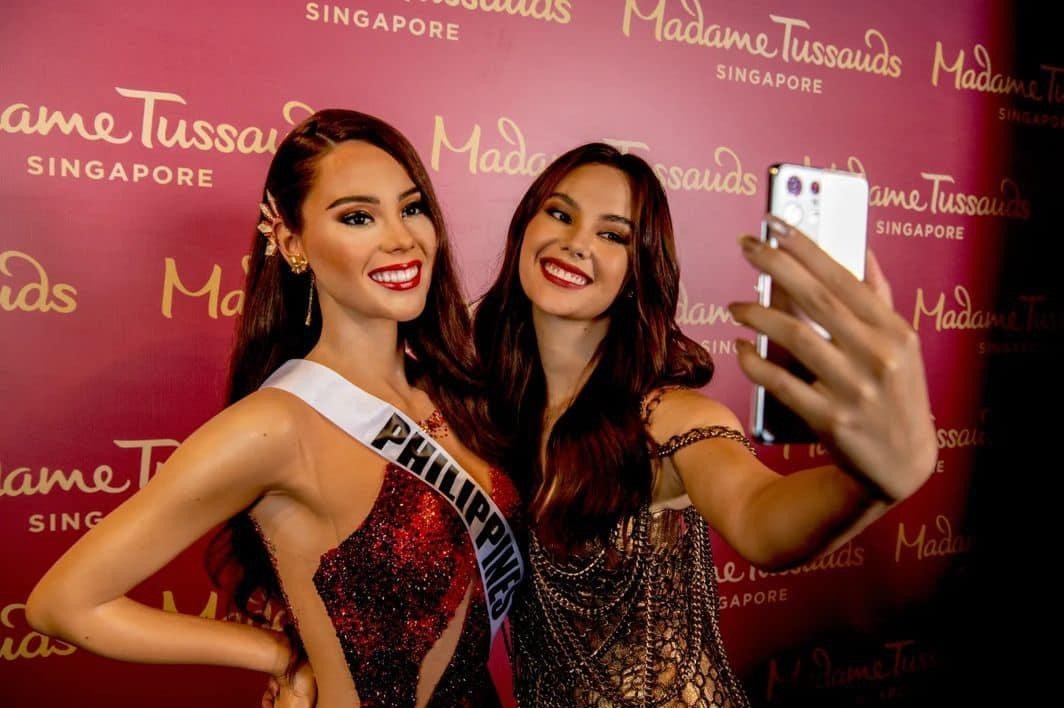 Ra mắt tượng sáp Miss Universe 2018 Catriona Gray tại Bảo tàng Madame Tussauds Singapore