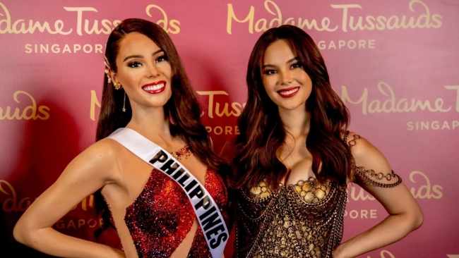 Ra mắt tượng sáp Miss Universe 2018 Catriona Gray tại Bảo tàng Madame Tussauds Singapore
