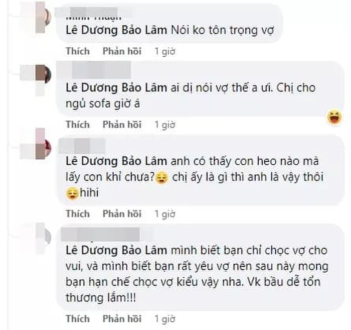 Lê Dương Bảo Lâm bị dân tình chỉ trích vì gọi vợ là "heo" lúc đang mang bầu
