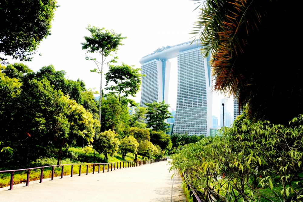Singapore một màu xanh thẳm