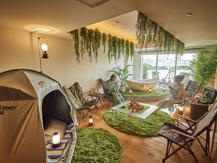 Trào lưu cắm trại trong nhà độc đáo ở Nhật Bản
