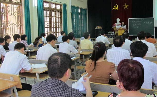 Trường Chính trị tỉnh Yên Bái phấn đấu xây dựng đạt chuẩn