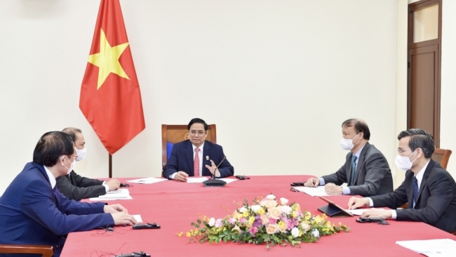 Thủ tướng Chính phủ Phạm Minh Chính điện đàm với Tổng thống Cộng hòa Chile